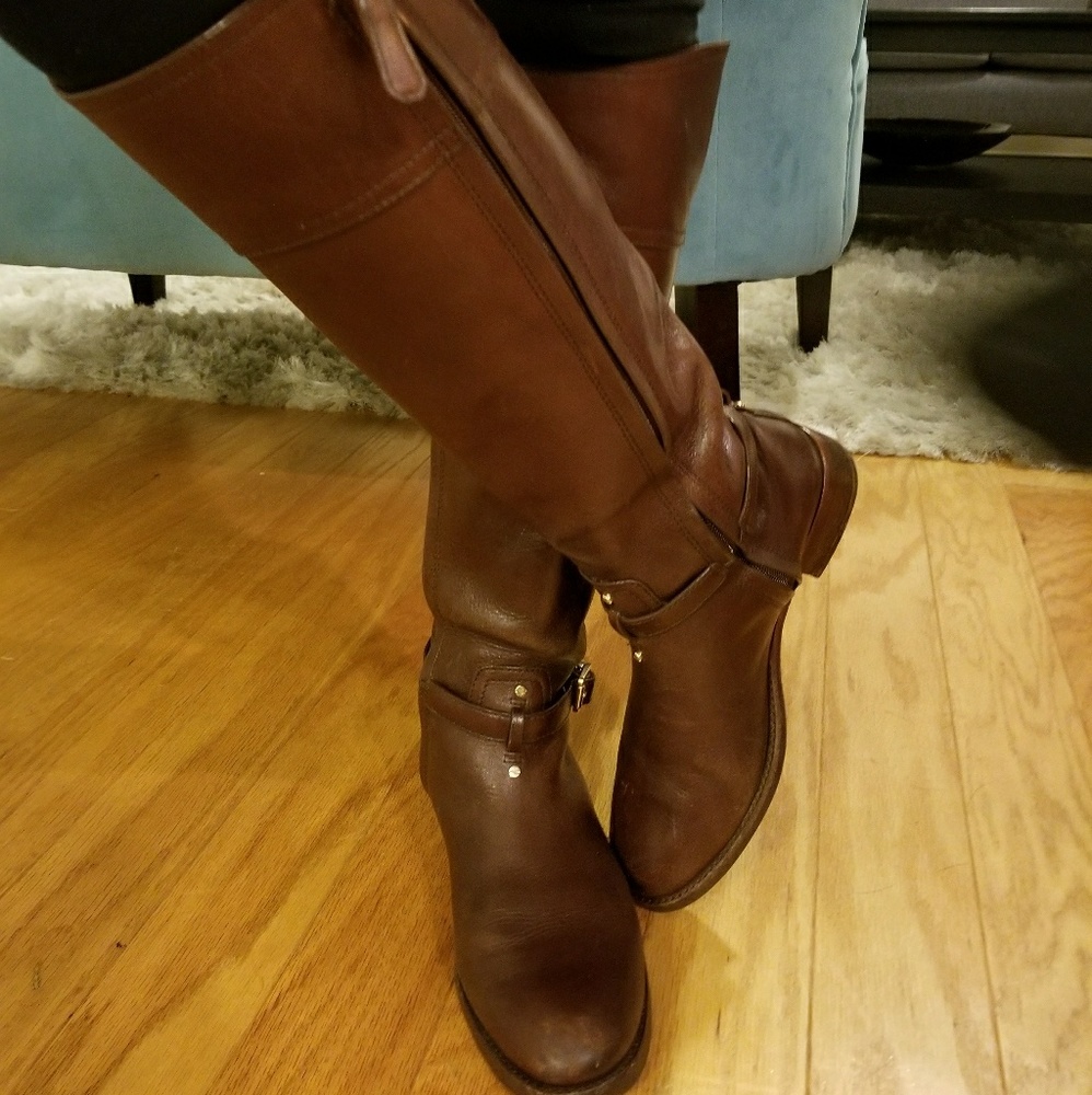 Tory Burch Knee High Riding Boots